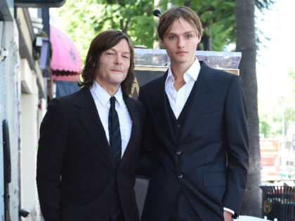 Norman Reedus, Mingus Reedus at the star ceremony where Norman Reedus is honored with a st