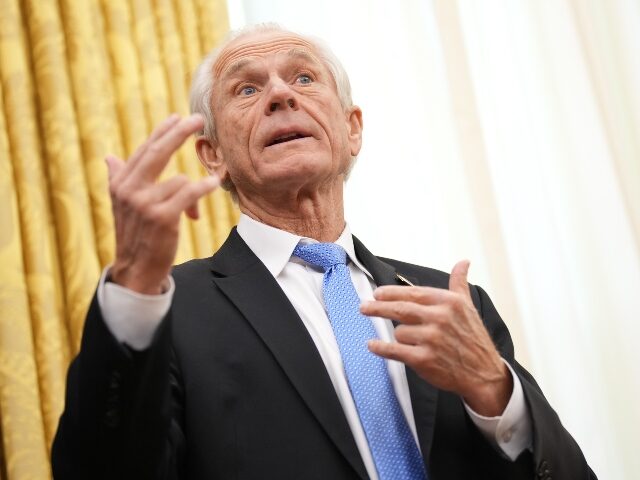 peter-navarro-oval-office-getty WASHINGTON, DC - FEBRUARY 13: Trade advisor to U.S. President Donald Trump Peter Navarro s