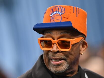 US director Spike Lee arrives for the 2025 Met Gala at the Metropolitan Museum of Art on M