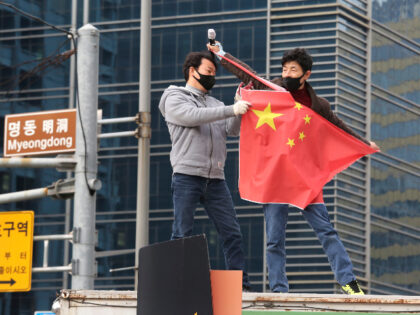 South Korea Launches Police Probe Against Conservatives for Tearing Chinese Flag