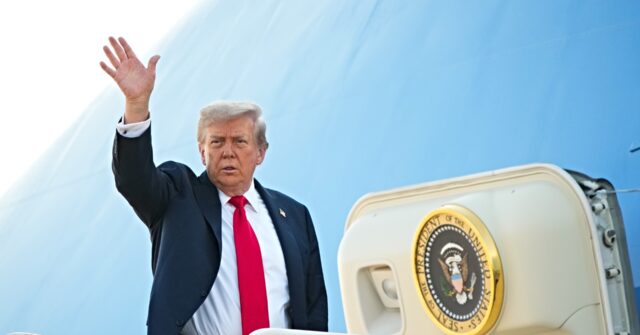 Trump Embarks for Historic Meeting with Putin in Alaska