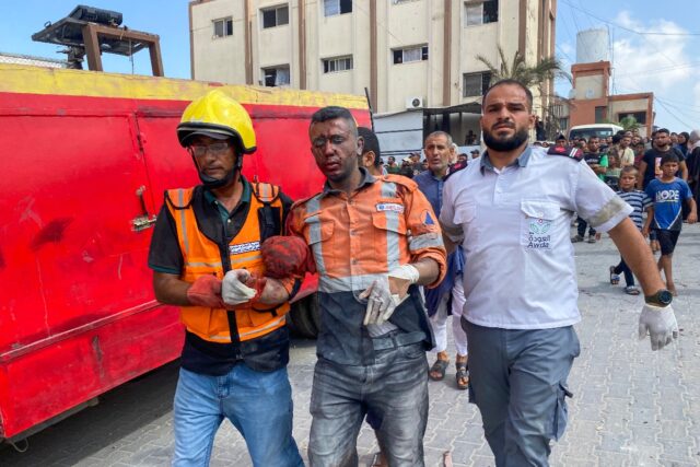 AFP footage from the immediate aftermath of the attack showed smoke filling the air and de