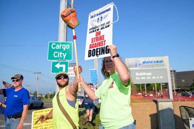Boeing defense workers in Missouri walked off the job after rejecting a contract on August
