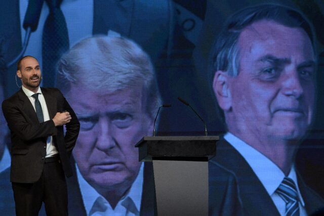 Eduardo Bolsonaro is a lawyer by training and has declared himself 'ready' to se