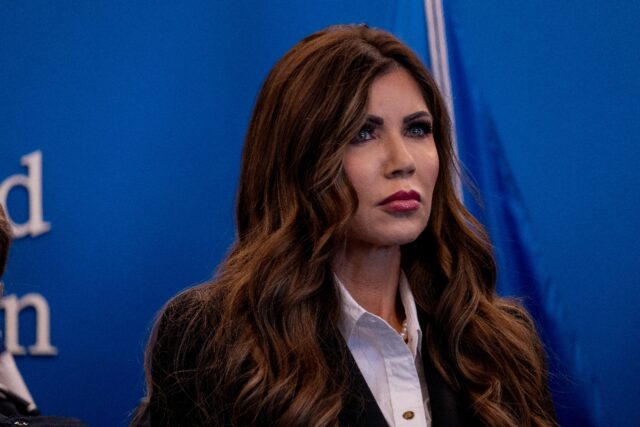 Homeland Security Secretary Kristi Noem