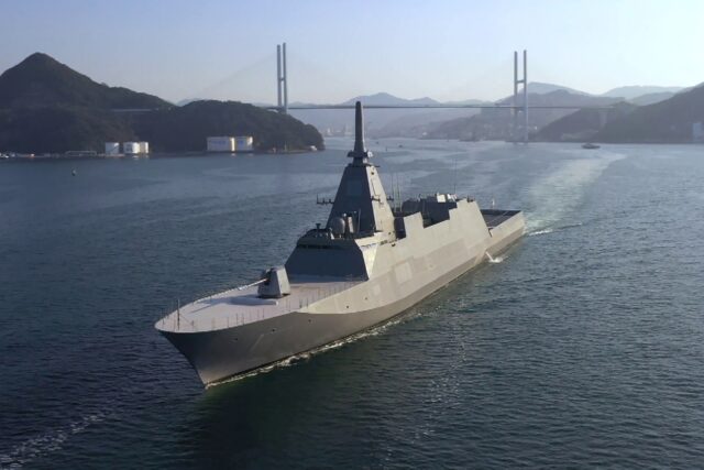 Japanese Maritime Self-Defence Force Mogami-class ships are advanced stealth frigates equi