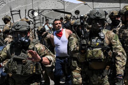 Trump ordered the US military deployed there for weeks, and agents have rounded up migrant