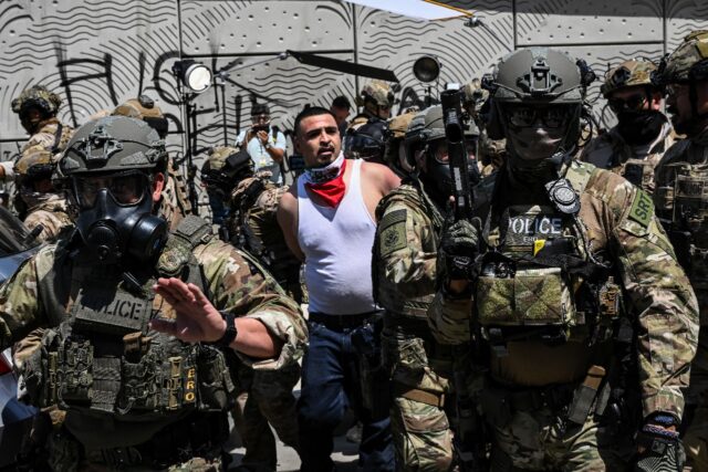 Trump ordered the US military deployed there for weeks, and agents have rounded up migrant