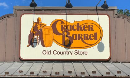 US President Donald Trump has urged Cracker Barrel to go back to its old logo