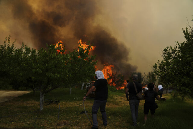 Greece Wildfires The Associated Press