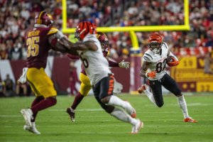 Bengals' Burrow endorses Tinsley roster spot after preseason breakout