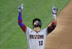 Diamondbacks' Gurriel hits 103.9-mph pitch for record homer