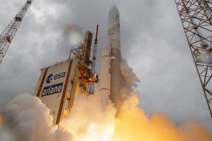 Europe Ariane 6 rocket launches a weather satellite