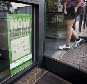 Jobless claims dropped by 5,000 this week, though nearly 2M unemployed