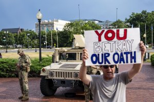 National Guard troops patrol D.C. streets, sweep homeless camps