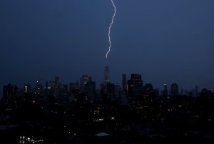 Great Plains lighting bolt spanning three states sets shocking record