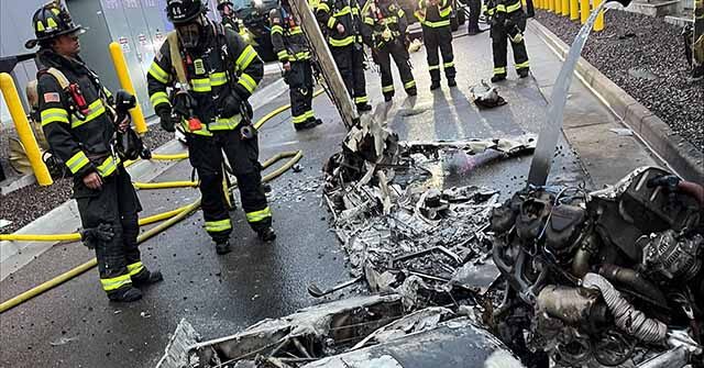 VIDEO: Small Plane Crashes in Colorado Industrial Area, Killing Two