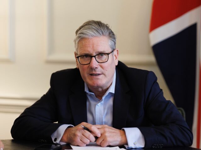 01/08/2025. London, United Kingdom. Prime Minister Keir Starmer calls Ukraine's President