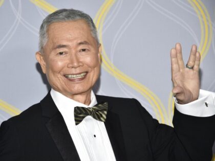 George Takei arrives at the 75th annual Tony Awards on Sunday, June 12, 2022, at Radio Cit