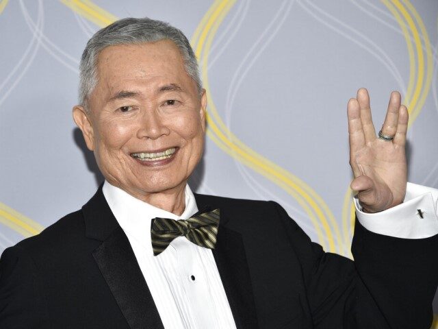 George Takei arrives at the 75th annual Tony Awards on Sunday, June 12, 2022, at Radio Cit