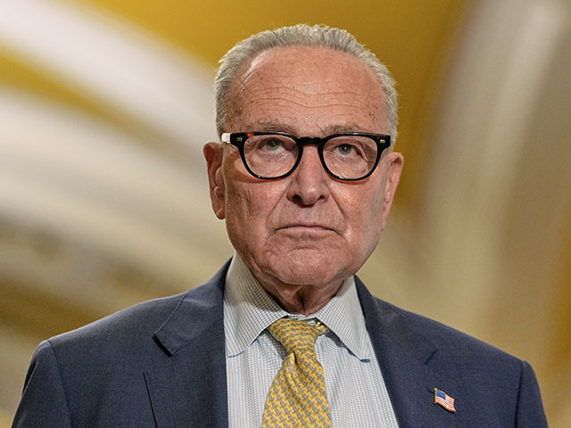 Title: Senate Democrats Image ID: 25252860631609 Article: Senate Minority Leader Chuck Schumer of N.Y., listens during a news conference after a policy luncheon at the Capitol, Tuesday, Sept. 9, 2025, in Washington. (AP Photo/Mariam Zuhaib)