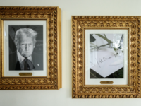 Trump Hangs Portraits of Presidents in Rose Garden Showing Biden as ‘Autopen’