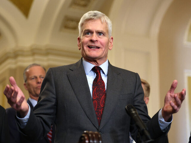 Bill Cassidy U.S. Sen. Bill Cassidy (R-LA) speaks to reporters following the weekly Republican Senate p