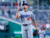 Dodgers Relief Pitcher Blake Treinen Honors Charlie Kirk on the Mound