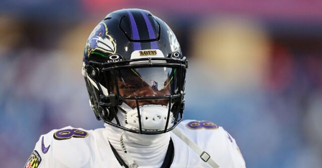 WATCH: Ravens Lamar Jackson Retaliates After Being Shoved by Bills Fan