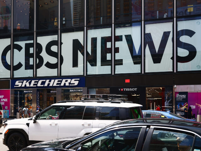 CBS News studio at Times Square in Manhattan, New York, United States of America, on July