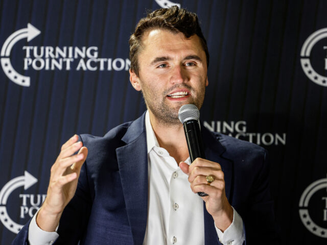 Charlie Kirk (1) Charlie Kirk speaks during a town hall meeting on March 17, 2025, in Oconomowoc, Wis. (Jef
