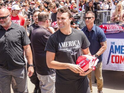 Charlie Kirk at college event