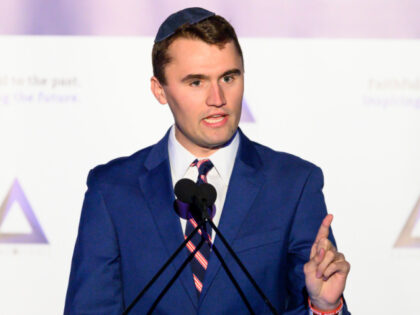 Charlie Kirk, founder of Turning Point USA, at the National Council of Young Israel Gala i