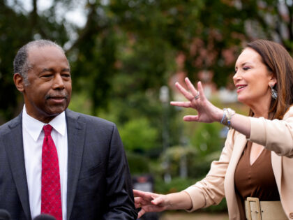 U.S. Agriculture Secretary Brooke Rollins and former U.S. Secretary of Housing and Urban D