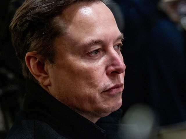 Elon Musk with a serious look