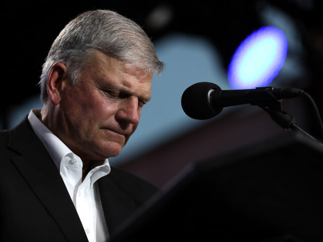 Rev. Franklin Graham speaks during Franklin Graham's "Decision America" Cal