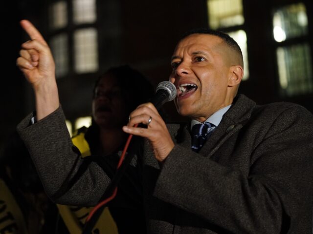 Clive Lewis Labour MP for Norwich South speaks at a 'Kill The Bill' protest against The Po