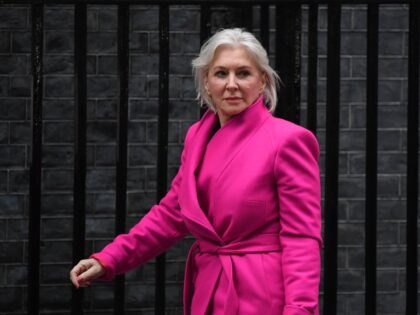 Nadine Dorries, U.K. culture secretary, arrives for a weekly meeting of cabinet minsters a