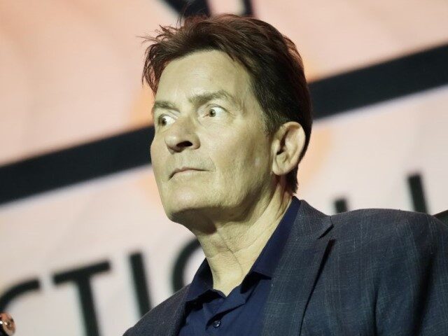 GettyImages-1239598288 Charlie Sheen, an actor, during a panel discussion at the NFT LA conference in Los Angeles