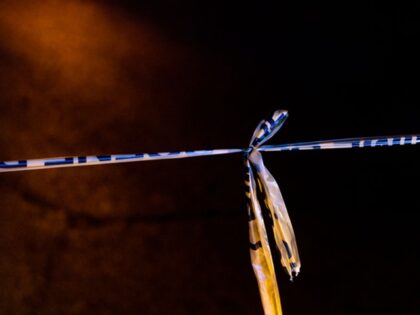 MEMPHIS, TENNESSEE - SEPTEMBER 7: Police investigate the scene of a reported carjacking re