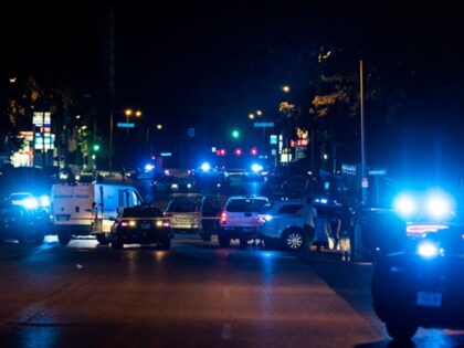 MEMPHIS, TENNESSEE - SEPTEMBER 7: Police investigate the scene of a reported carjacking re
