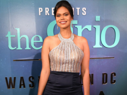 WASHINGTON, DC - APRIL 29: Cheyanne Daniels attends as Byron Allen & his Allen Media Group