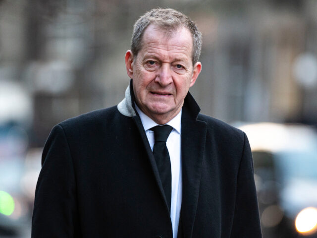 EDINBURGH, SCOTLAND - DECEMBER 19: Alastair Campbell attends the memorial service for form