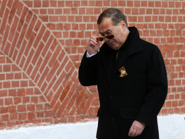 Victory Day Parade In Red Square MOSCOW, RUSSIA - MAY 9 (RUSSIA OUT) Russian Security Council Vice Chairman and former Pres