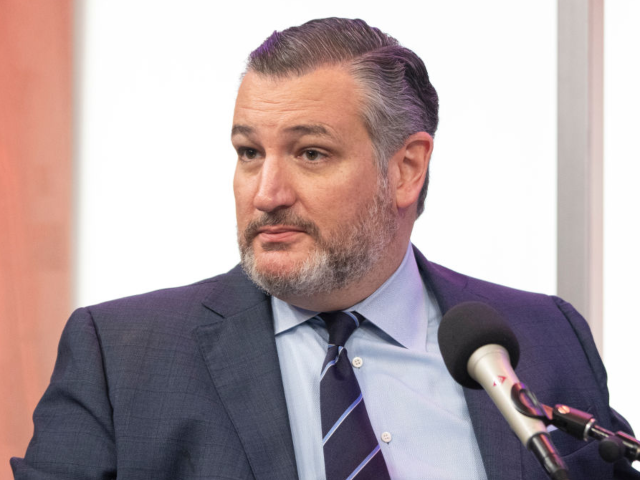 GettyImages-2153895891 NEW YORK, NEW YORK - MAY 20: Senator Ted Cruz (R-TX) visits The Megyn Kelly Show at the Si