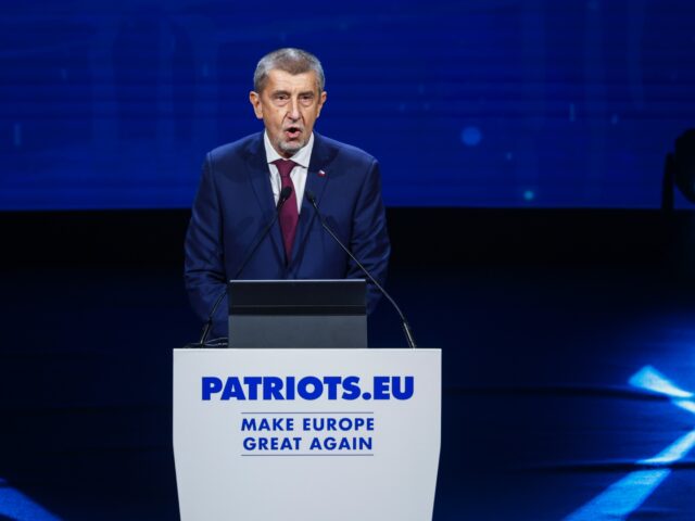 MADRID, SPAIN - FEBRUARY 08: Andrej Babis, president of Czech party Alliance of Disgruntle
