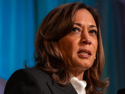 Former US Vice President Kamala Harris speaks at the Emerge 20th Anniversary Gala in San F