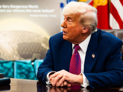 WASHINGTON, DC May 20, 2025: US President Donald Trump during an announcement of plans for