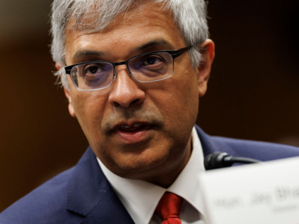 US National Institutes of Health (NIH) Director Jayanta (Jay) Bhattacharya testifies durin