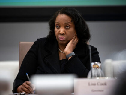 Lisa Cook, governor of the US Federal Reserve, during the Federal Reserve Board open meeti